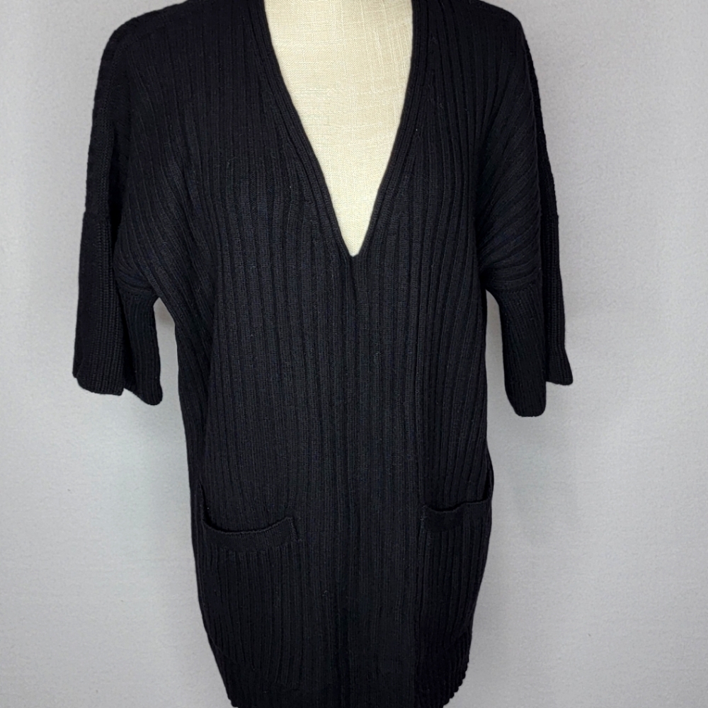 Lafayette 148 New‎ York Black Wool Tunic Size M/L #500